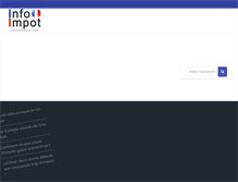 Tablet Screenshot of info-impot.org